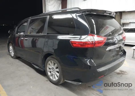 2016 Toyota Sienna Limited Premium 7 Passenger z USA, uszkodzony, nr VIN 5TDYK3DC2GS757749